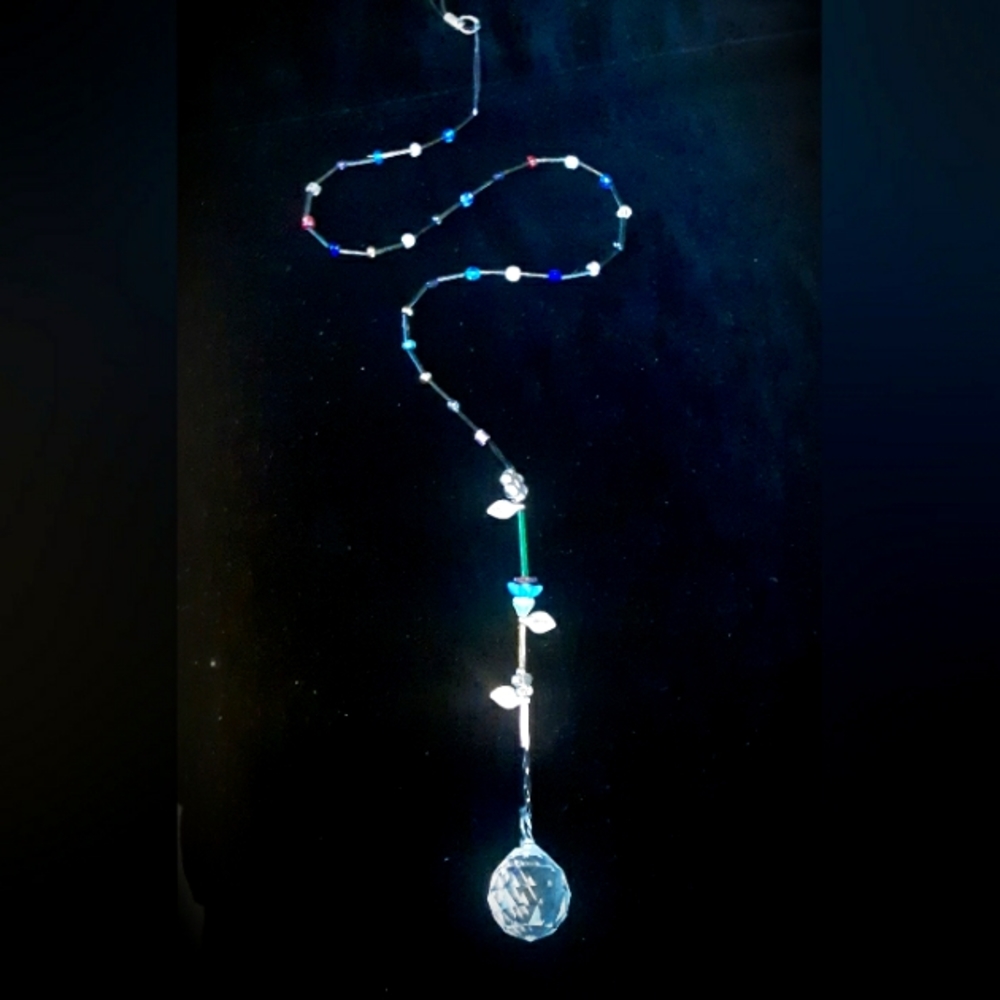 Hand Beaded Window Prism